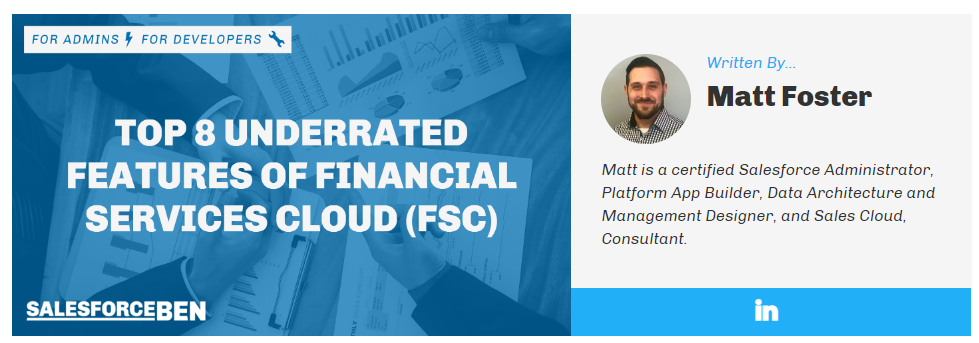 Featured image for “Top 8 Underrated Features of Financial Services Cloud (FSC)”