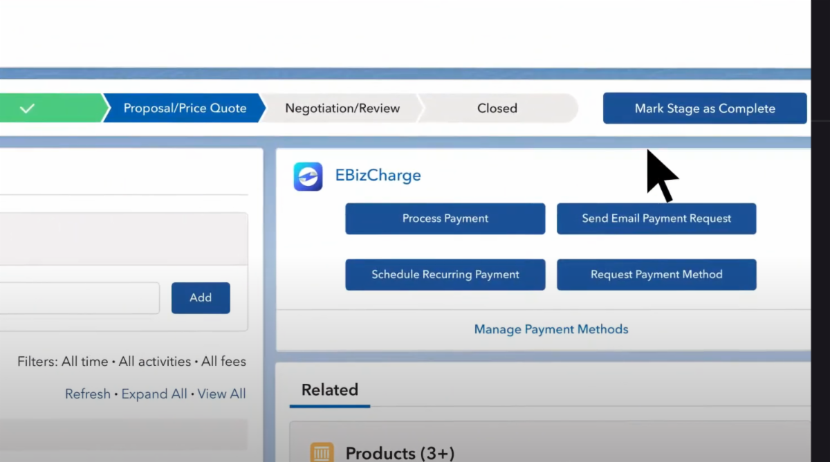 Featured image for “Taking Payment in Salesforce – EBizCharge”